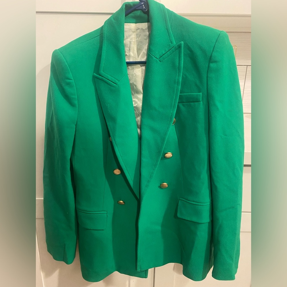 Blazer Zara color green size S